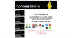 Desktop Screenshot of kondomreklame.dk